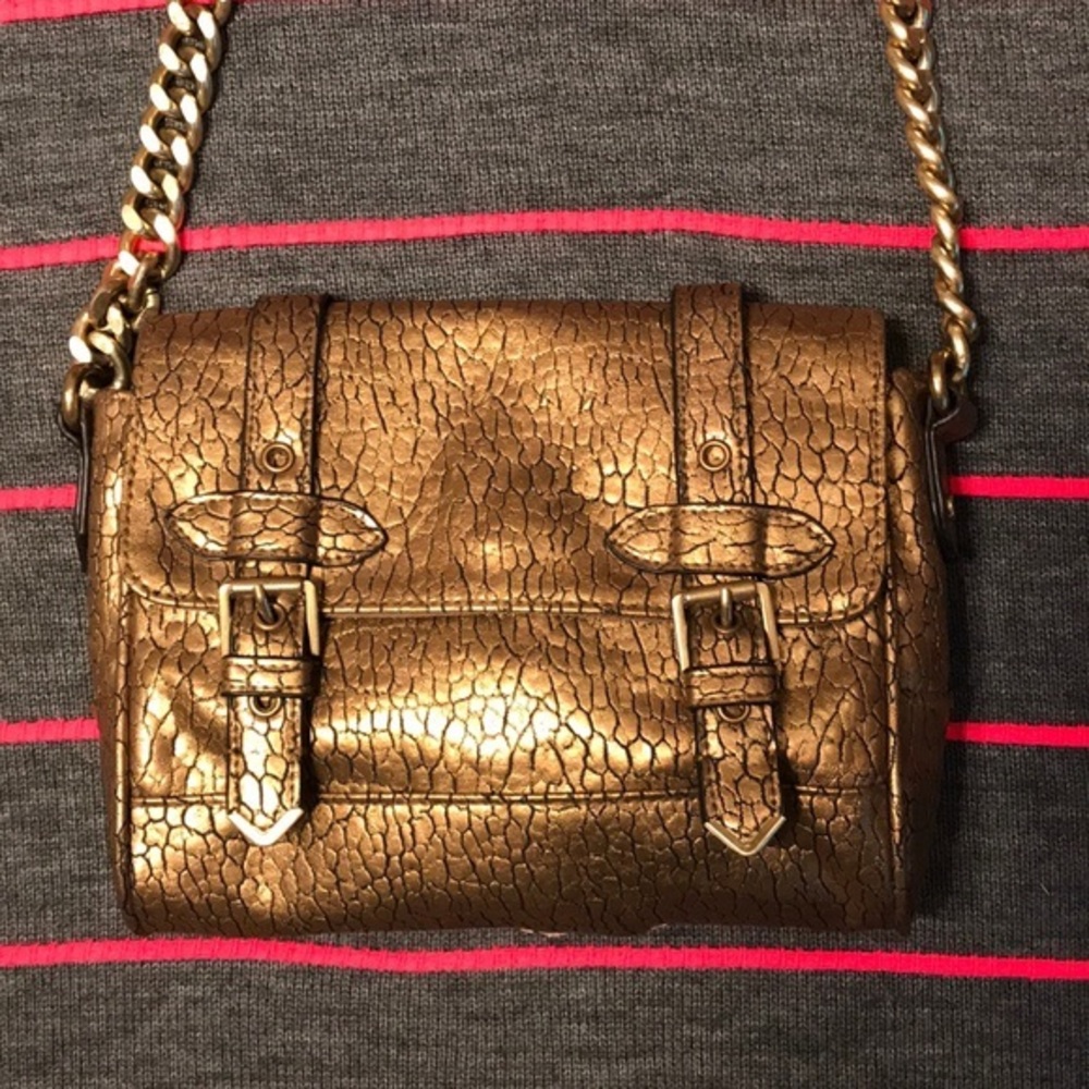 NWOT Gold Crossbody